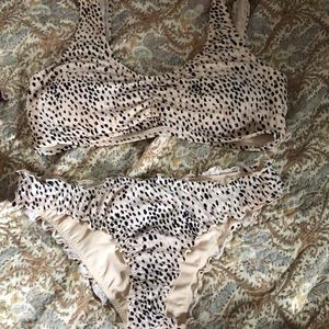 patterned hollister bikini